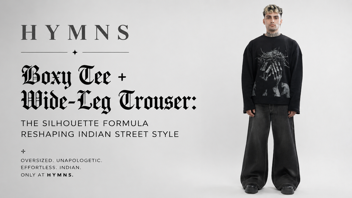 Boxy Tee + Wide-Leg Trouser: The Silhouette Formula Reshaping Indian Street Style