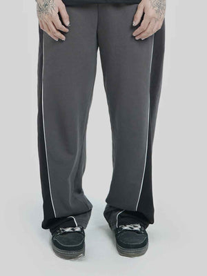 Haze Runner Trouser by Hymns Wear – front view, two-tone wide-leg